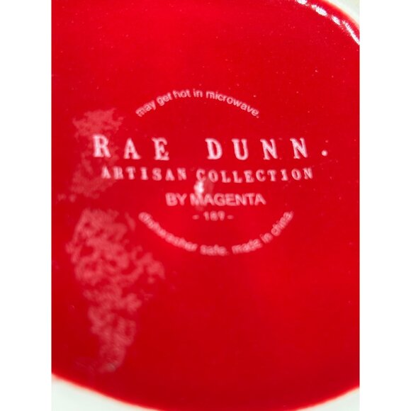 Rae Dunn Red Mug "Noel" with Santa Hat Artisan Collection Coffee Mug 16 oz - Picture 9 of 9